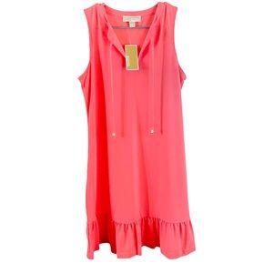 Michael Kors. Pink sleeveless, knee length. Summer dress/cocktail dress.
